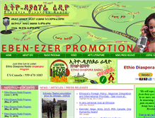 Tablet Screenshot of ethiodiasporaradio.com